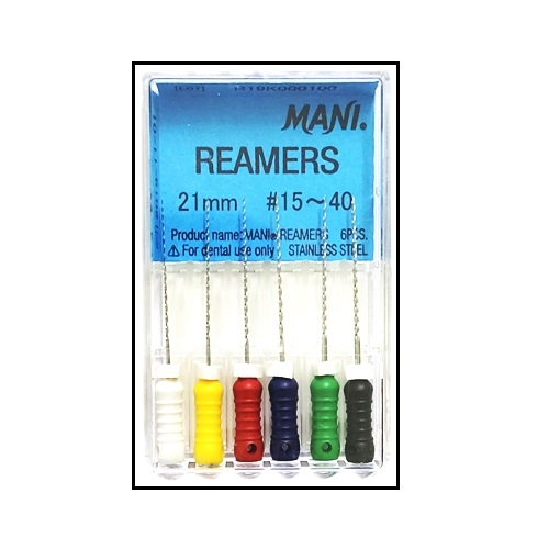 Mani Reamer Pack Of 6 File 15-40 (21mm)